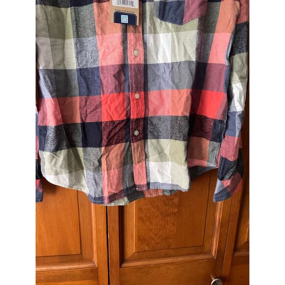 NWT Chubbies Men's the IPlaid Classic Fit Stretch Flannel Button Up Shirt Size L - Picture 4 of 14